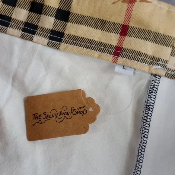 Limited Edition Reworked Vintage 'Burberry' Boom Box Benny Unisex Shorts - Picture 5 of 12